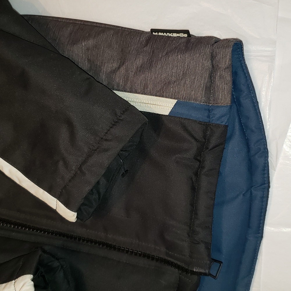 Hawke &Co SPORT Axis System Hooded Jacket Coat Parka Puffer 2-n-1 NWOT BLACK HP - Picture 7 of 17